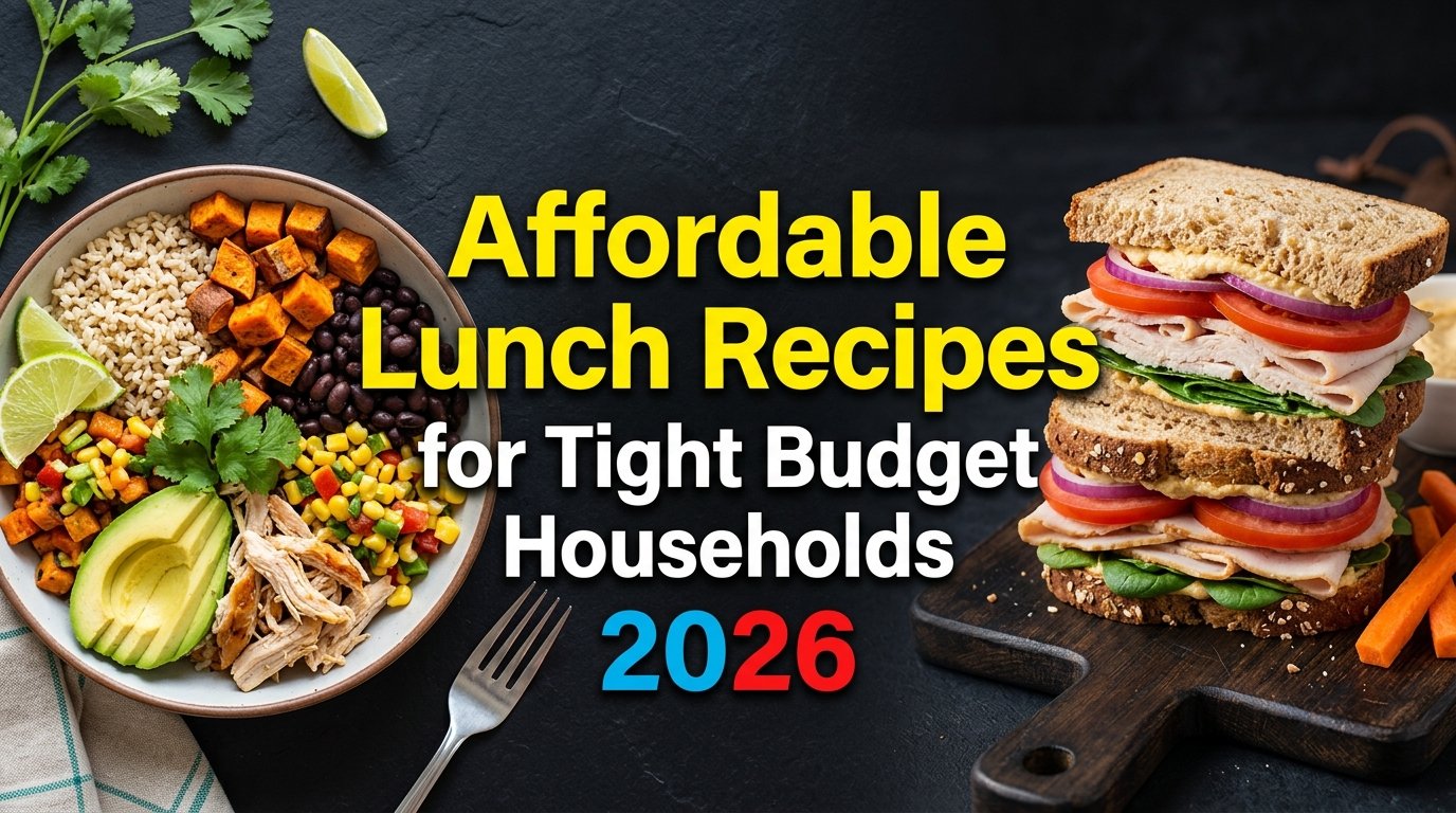 Affordable Lunch Recipes for Tight Budget Households 2026