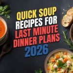 Quick soup recipes for last minute dinner plans