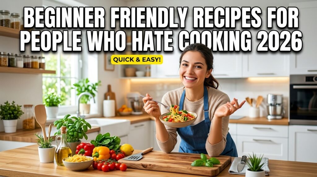 Beginner Friendly Recipes for People Who Hate Cooking